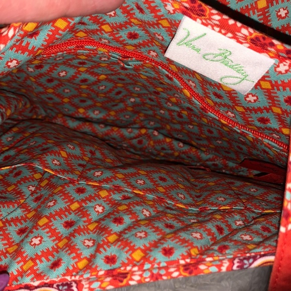 Vera Bradley Paprika Orange cross body purse NWOT - Picture 7 of 9